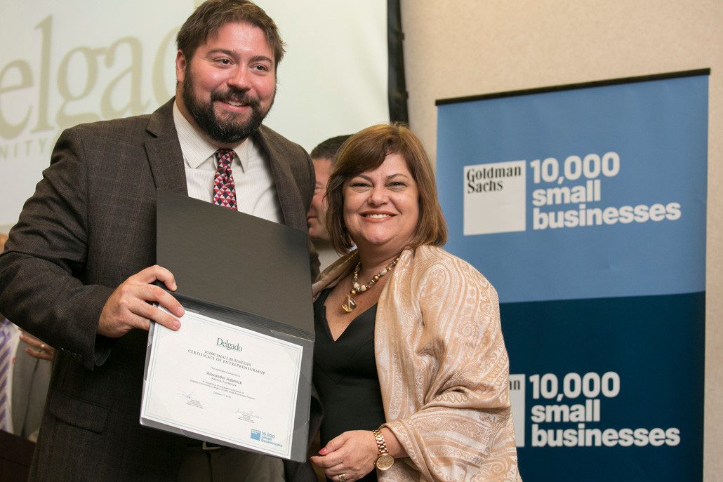 Alec Adamick graduates from Goldman Sachs 10,000 Small Businesses
